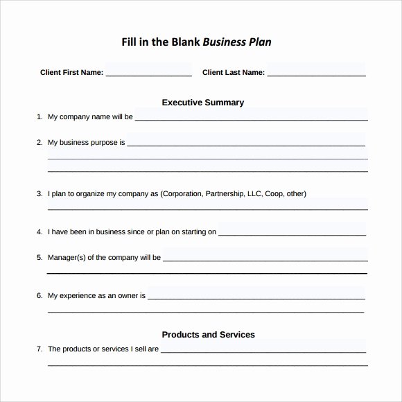 Printable Business Plan Template Best Of Free 18 Sample Small Business Plans In Google Docs