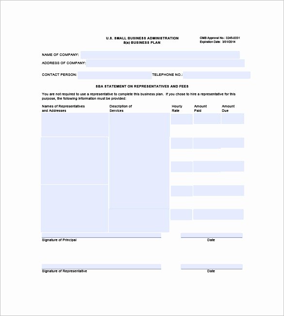 Printable Business Plan Template New Small Business Plan Template 18 Word Excel Pdf Google