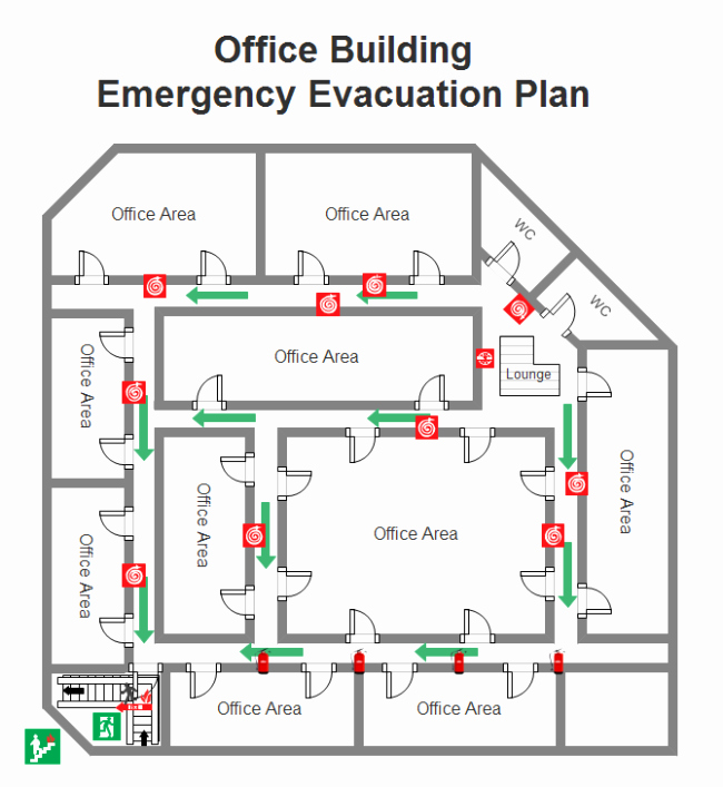 Printable Fire Escape Plan Template Awesome Emergency Evacuation Plan