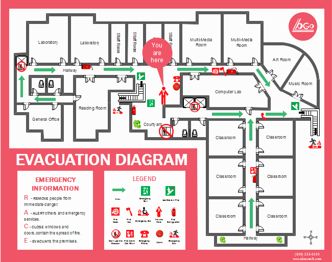 Printable Fire Escape Plan Template Awesome top 10 Free Printable Floor Plan Templates