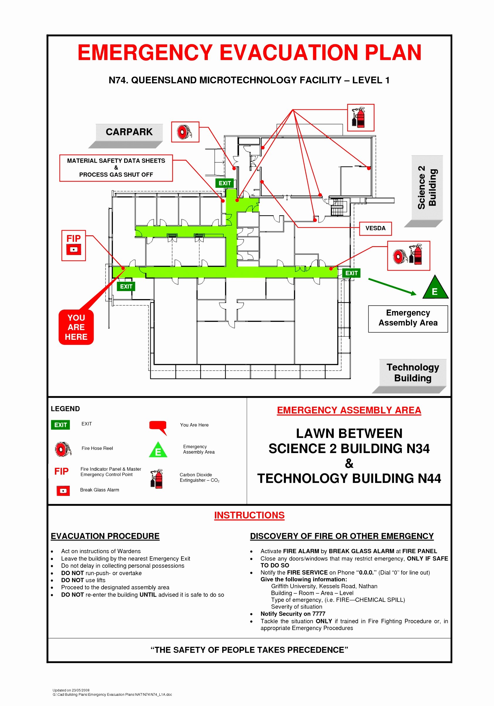 Printable Fire Escape Plan Template Inspirational 8 Emergency Exit Floor Plan Template toowt