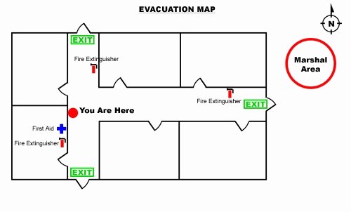 Printable Fire Escape Plan Template Inspirational Free Fire Evacuation Plan Template