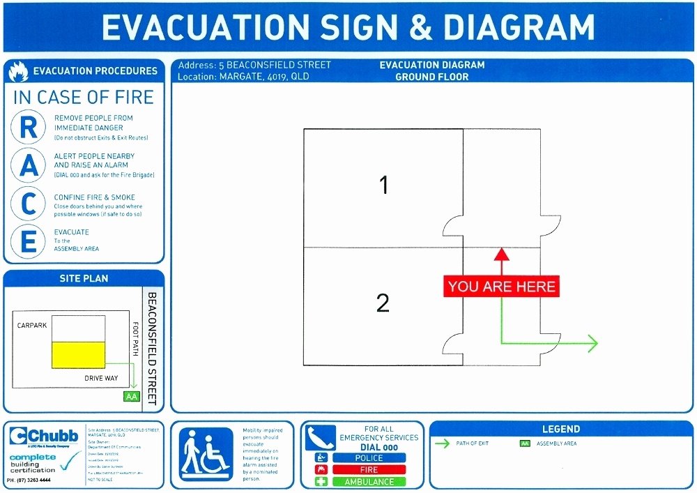 Printable Fire Escape Plan Template Lovely Free Fire Evacuation Plan Template