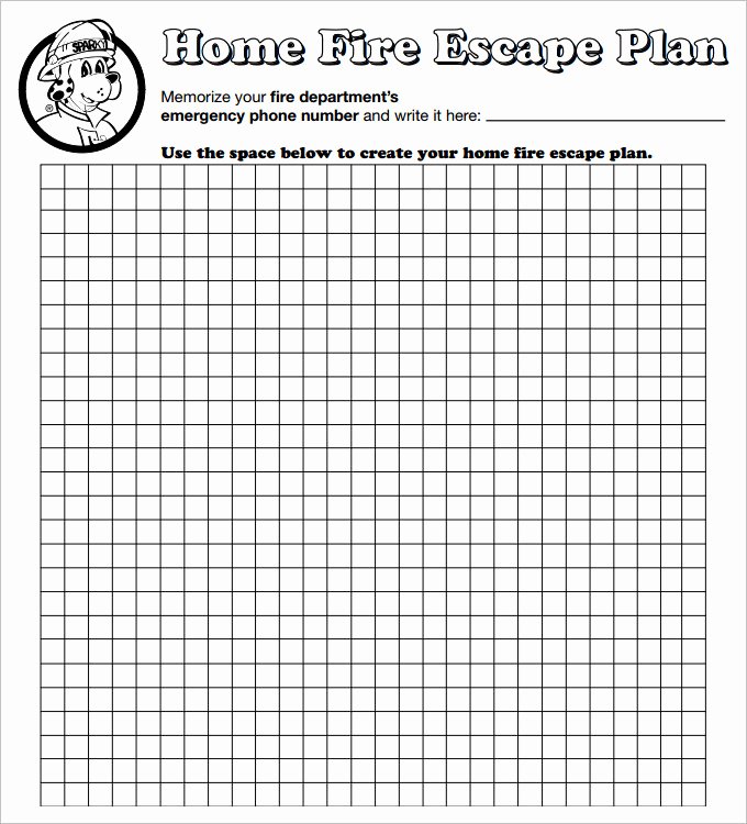 Printable Fire Escape Plan Template New 7 Home Evacuation Plan Templates Ms Word Pdf