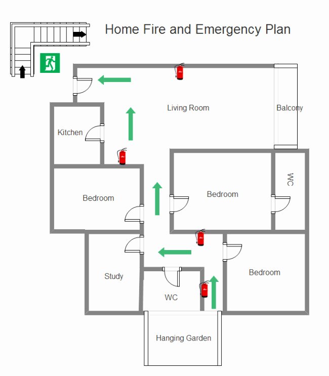 Printable Fire Escape Plan Template New Home Daycare Fire Evacuation Plan