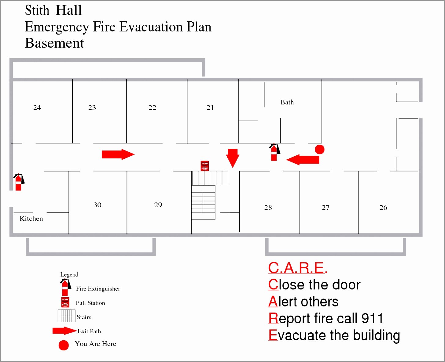 Printable Fire Escape Plan Template New Home Fire Evacuation Plan Sample