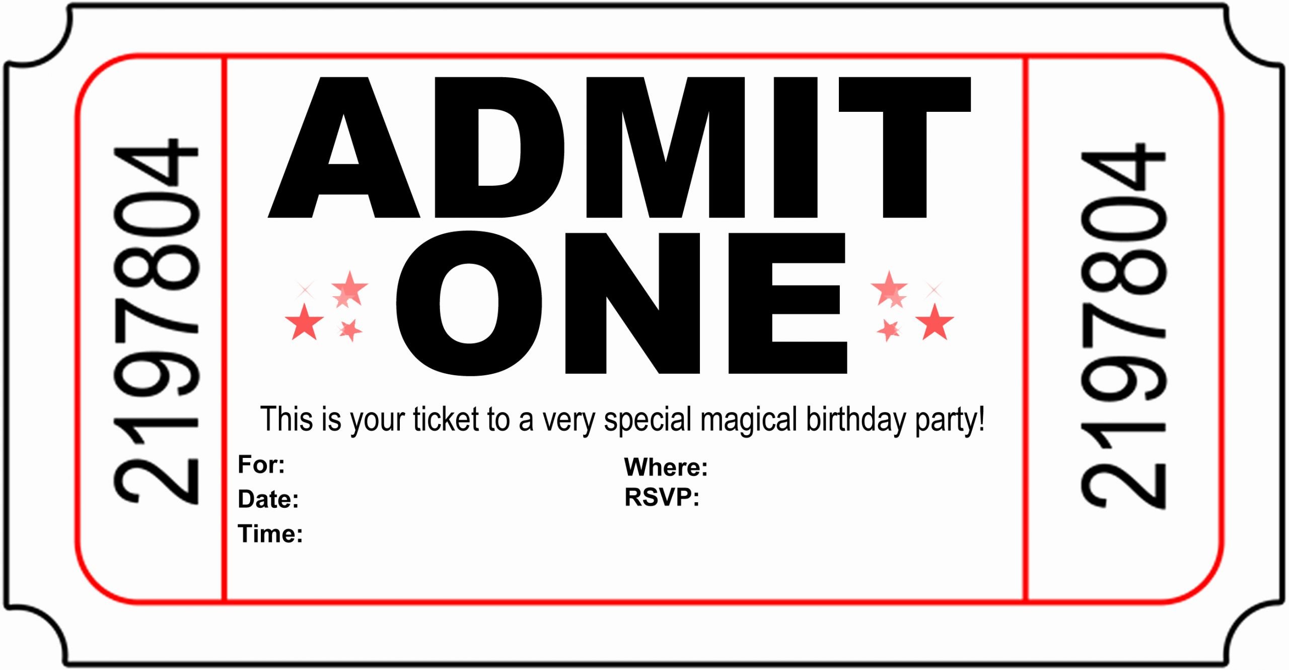 Printable Party Invitation Template Lovely Free Printable Birthday Party Invitations Kansas Magician