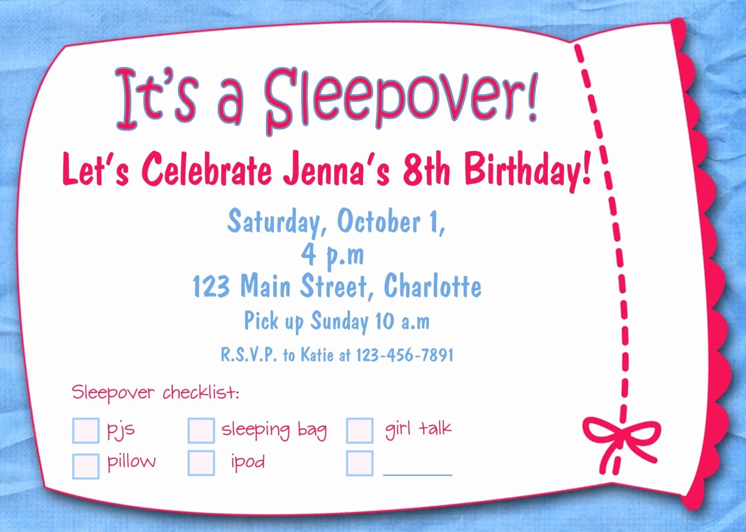 Printable Party Invitation Template New Girl Party Invitation Templates Free