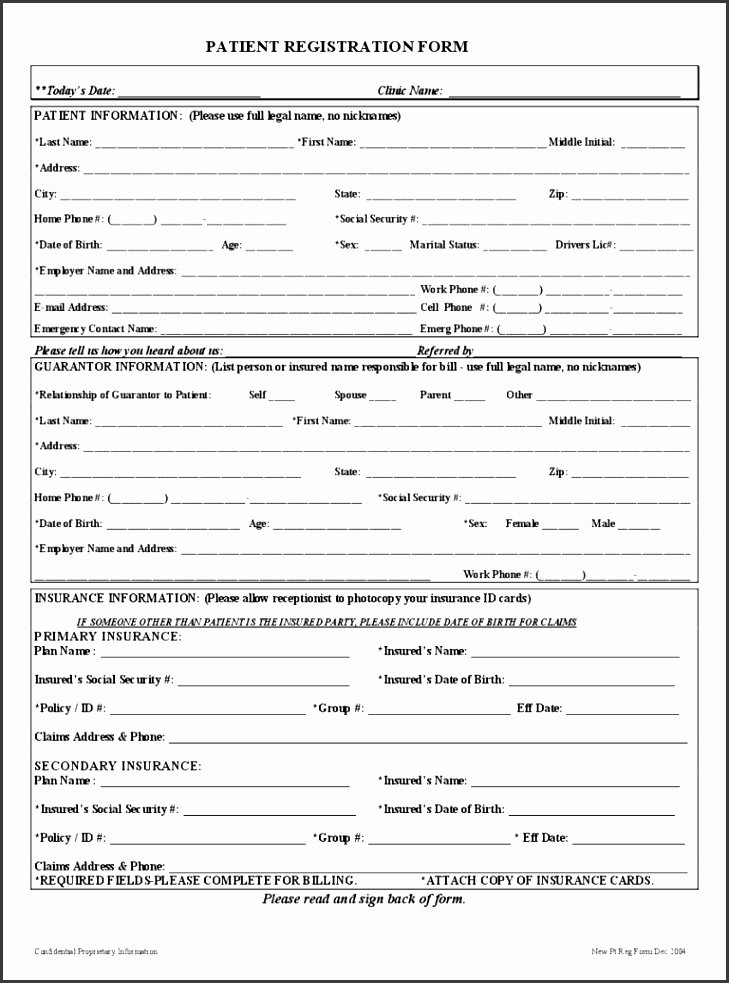 Printable Registration form Template Awesome 5 Registration form Template Free Download