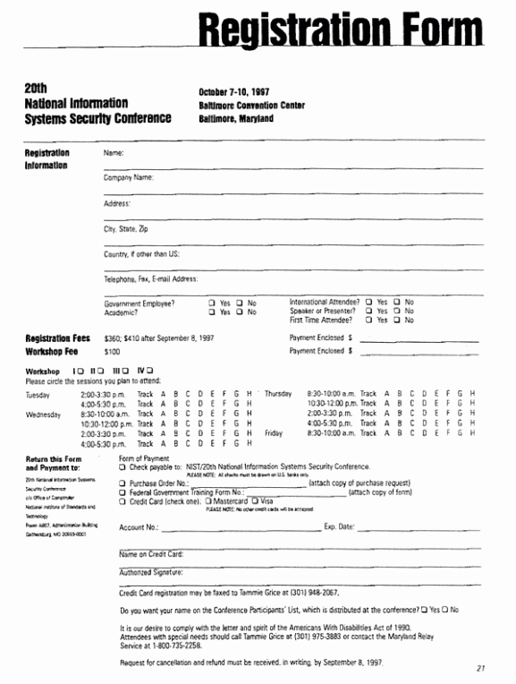 Printable Registration form Template Inspirational Registration form Templates Find Word Templates