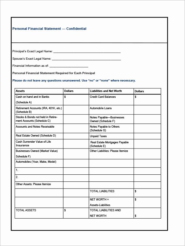 Pro forma Balance Sheet Template New 10 Pro forma Balance Sheet Template 8