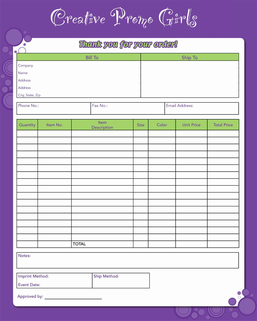 Product order form Template Free Beautiful 28 Of Product order form Template