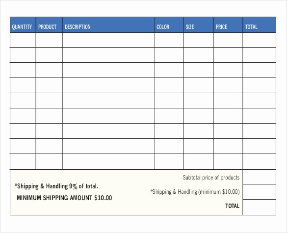 Product order form Template Free Best Of 13 Sales order Templates Word Excel Google Docs