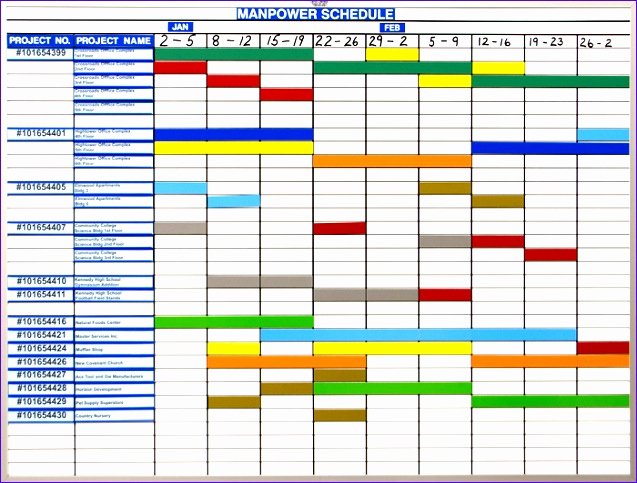 Production Schedule Template Excel Awesome 10 Excel Production Schedule Template Exceltemplates