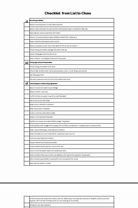 Property Listing form Template Inspirational Prospecting for Real Estate Kit