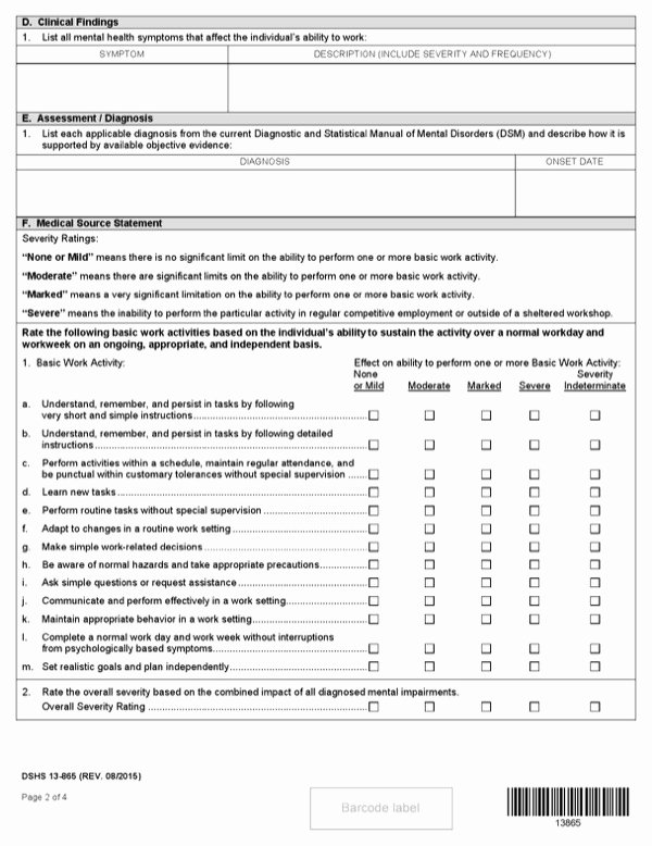 Psychiatric Evaluation form Template Lovely Download Psychological Psychiatric Evaluation form for