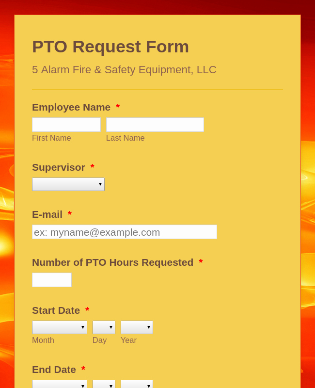 Pto Request form Template Best Of 160 Free Human Resources Hr form Templates