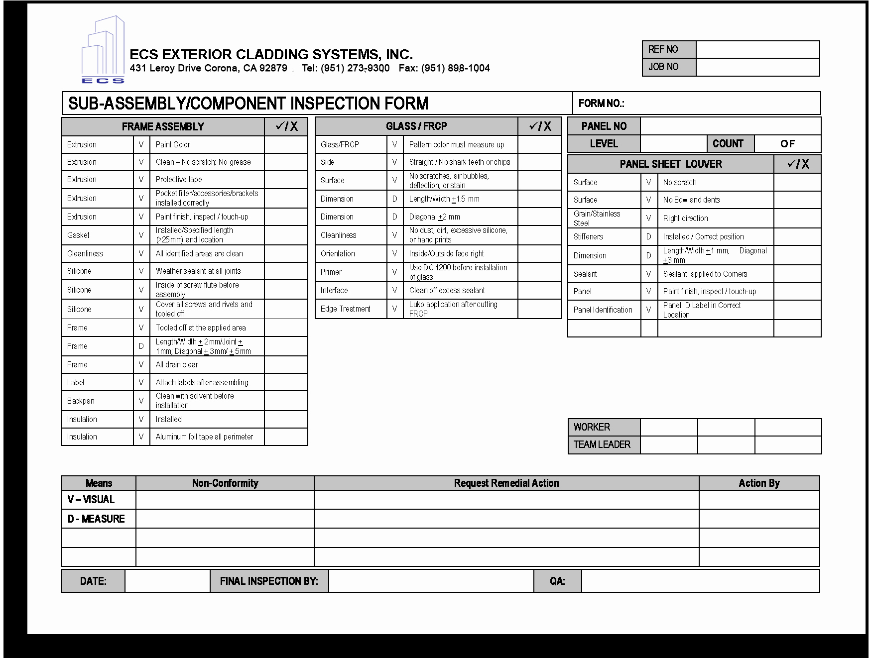 Quality Control form Template Best Of Quality Control Check Sheet Template Erieairfair