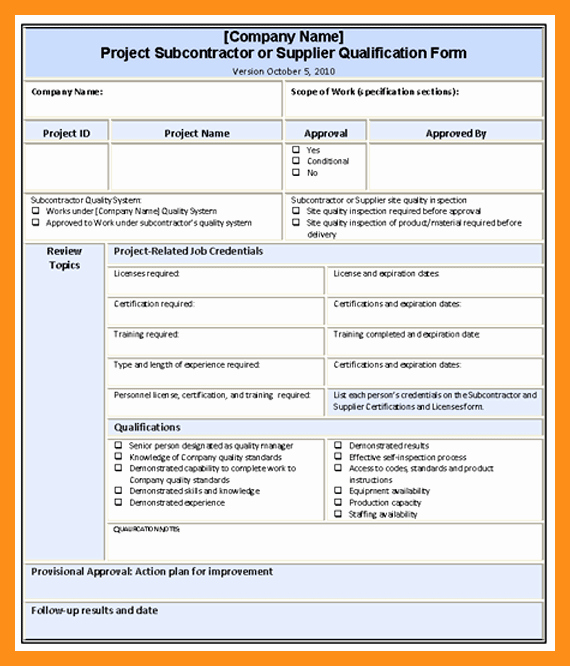 Quality Control form Template Elegant 12 13 Quality Control form Template