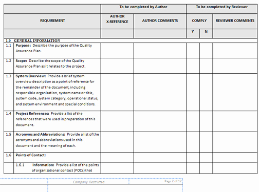 Quality Control form Template Unique Excel Template