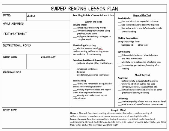 Readers Workshop Lesson Plan Template Inspirational Stop Feeling Overwhelmed Trying to Juggle Guided Reading