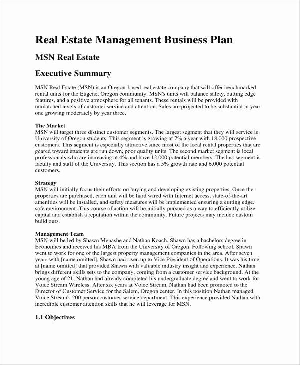 Realtor Business Plan Template Elegant 11 Mercial Real Estate Marketing Plan Templates Pdf