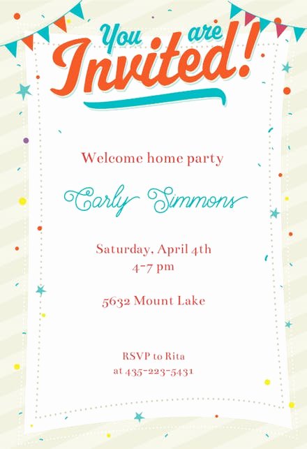 Reception Invitation Template Free Lovely Invitation Templates Free