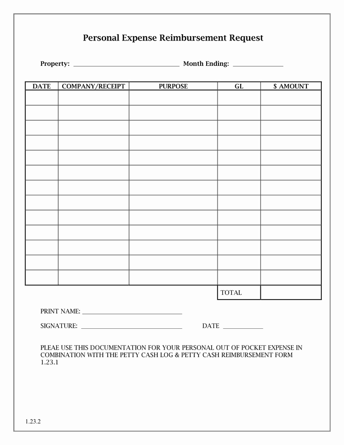 Reimbursement form Template Word Beautiful Mileage Reimbursement form Template