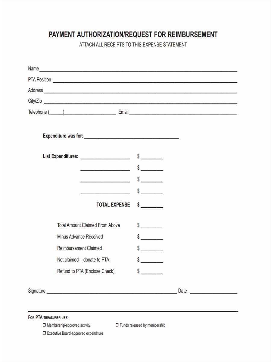 Reimbursement form Template Word Lovely Free 8 Sample Request for Reimbursement forms In Word