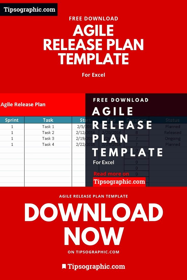 Release Plan Template Excel Lovely Agile Release Plan Template for Excel Free Download