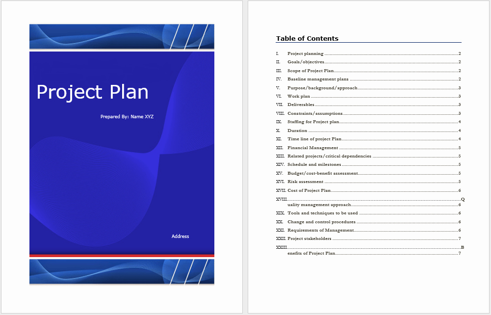 Remodel Project Plan Template New Project Plan Template – Word Templates for Free Download