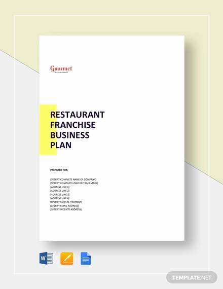 Restaurant Business Plan Template Word Luxury Free 20 Sample Restaurant Business Plan Templates In