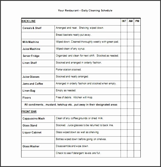 Restaurant Work Schedule Template Lovely 11 Editable Daily Work Schedule Sampletemplatess
