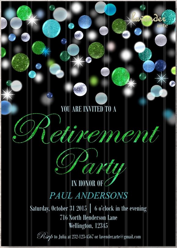 Retirement Dinner Invitation Template Luxury Free 10 Sample Retirement Invitations In Illustrator