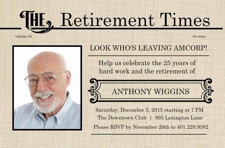 Retirement Luncheon Invitation Template Lovely Retirement Flyer Template Free