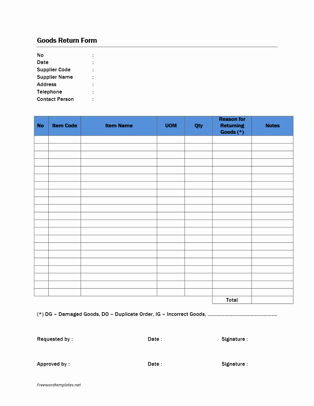 Return Authorization form Template Awesome Return to Vendor form Template Tutore