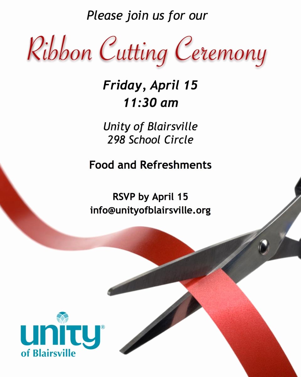 Ribbon Cutting Ceremony Invitation Template Inspirational Ribbon Cutting Ceremony