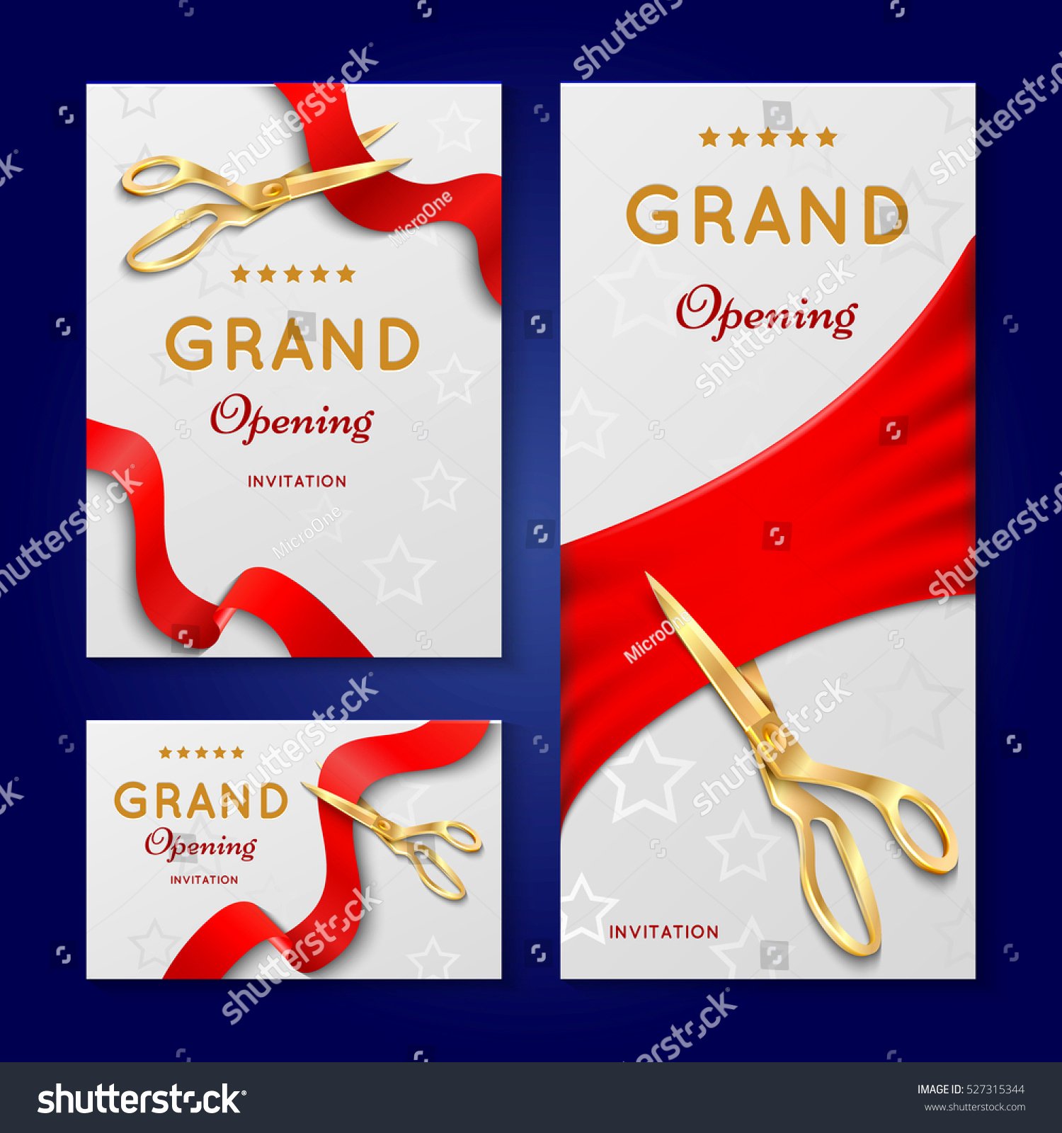 Ribbon Cutting Ceremony Invitation Template Inspirational Ribbon Cutting Scissors Grand Opening Ceremony Stock