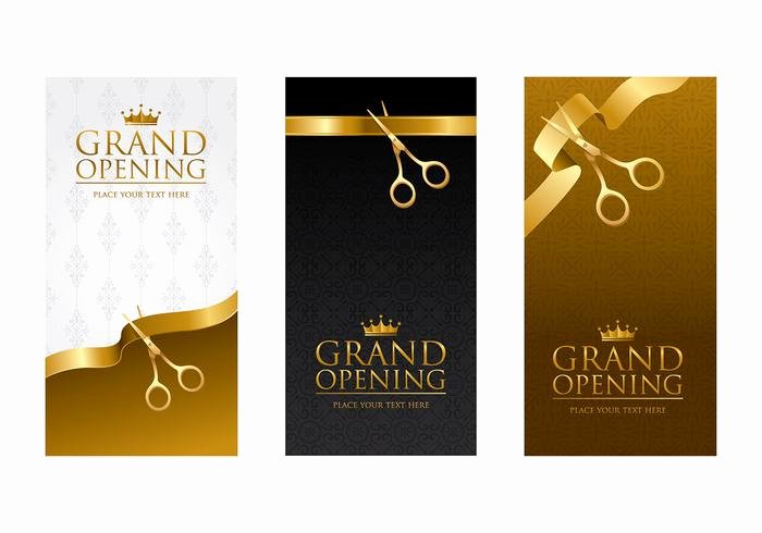 Ribbon Cutting Ceremony Invitation Template New Ribbon Cutting Template Vector Download Free Vectors