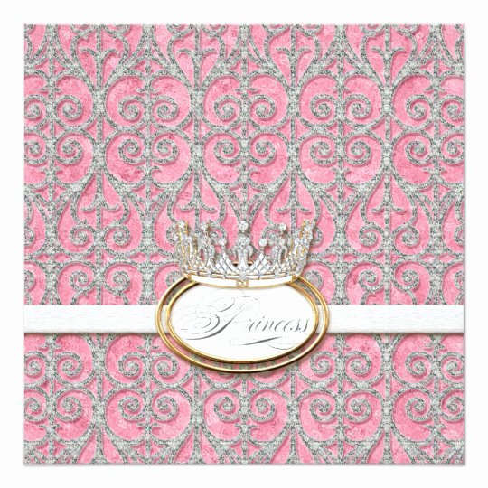 Royal Baby Shower Invitation Template Best Of Royal Princess Crown Baby Shower Invitation