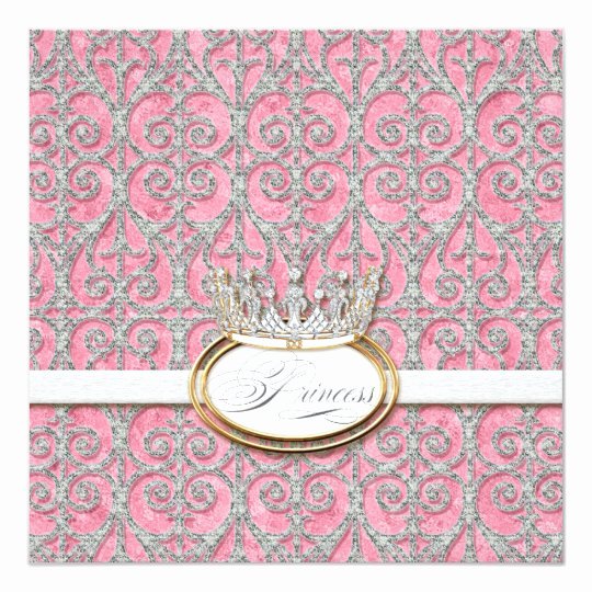 Royal Baby Shower Invitation Template Best Of Royal Princess Crown Baby Shower Invitation