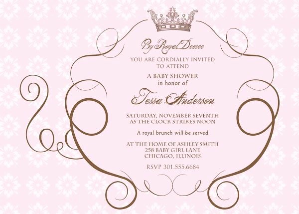 Royal Baby Shower Invitation Template Inspirational Royal Baby Shower Invitations Templates Royal Blue and