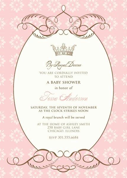 Royal Baby Shower Invitation Template Luxury Free Baby Shower Templates