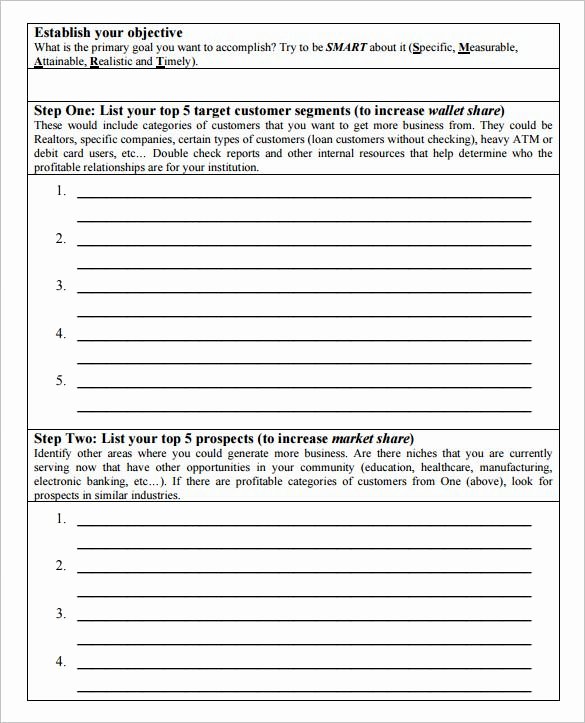 Sales Action Plan Template Elegant Sales Action Plan Template – 11 Free Word Excel Pdf