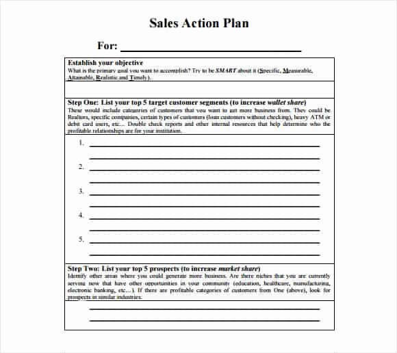 Sales Action Plan Template Excel Beautiful Free Sales Plan Templates Free Printables Word Excel