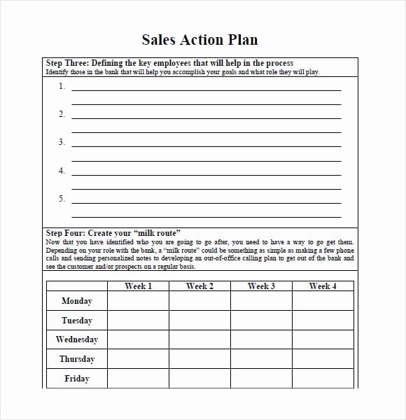 Sales Action Plan Template Excel Elegant 7 Free Sales Plan Templates Excel Pdf formats