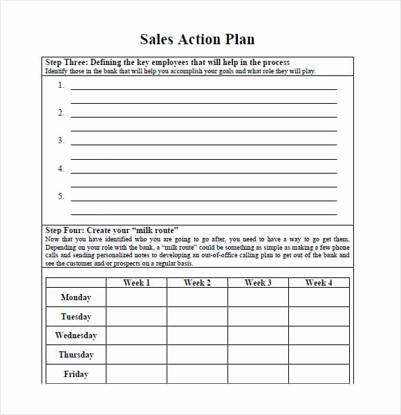 Sales Action Plan Template Excel Elegant 7 Free Sales Plan Templates Excel Pdf formats