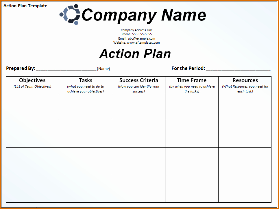 Sales Action Plan Template Lovely 8 Sales Action Plan Template