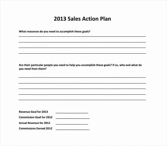 Sales Action Plan Template Luxury top 4 Resources to Get Free Sales Plan Templates Word