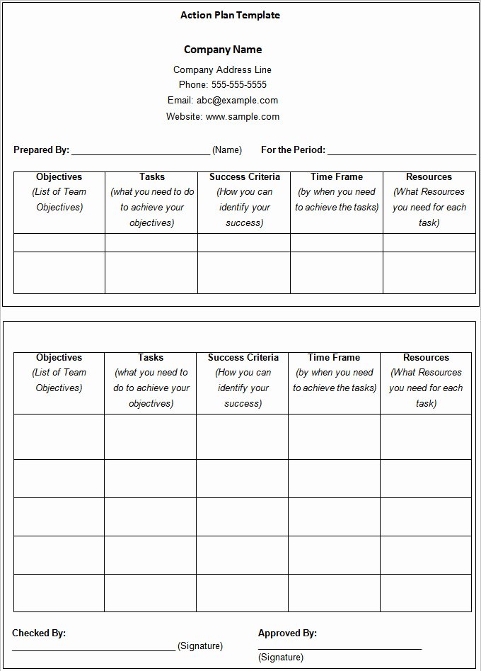 Sales Action Plan Template Unique Sales Action Plan Template – 11 Free Word Excel Pdf